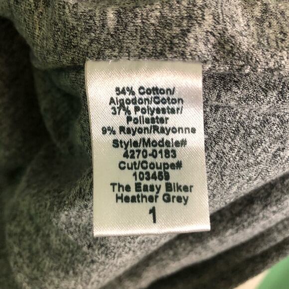 Current/Elliott The Easy Biker Zip Soft Knit Motorcycle Jacket Size 1 (Small) - Picture 5 of 8